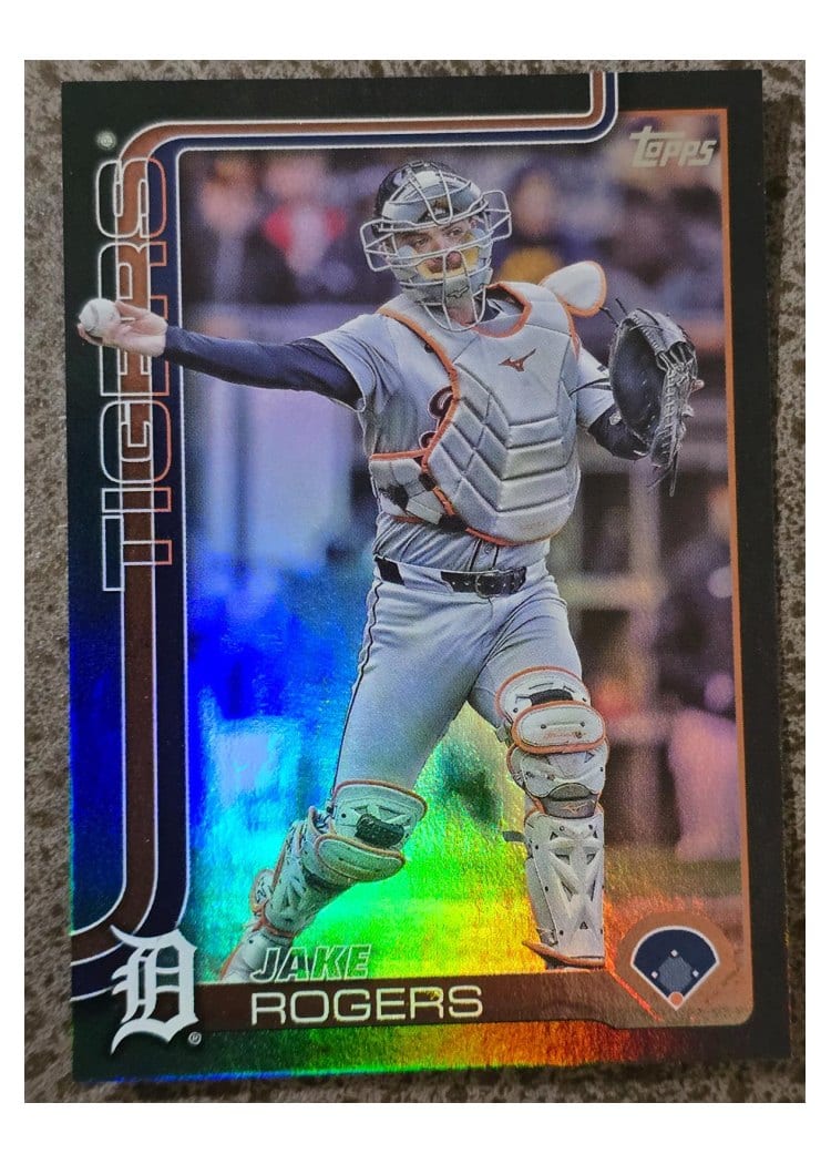 2025 Topps Base Set Jake Rogers #55 card