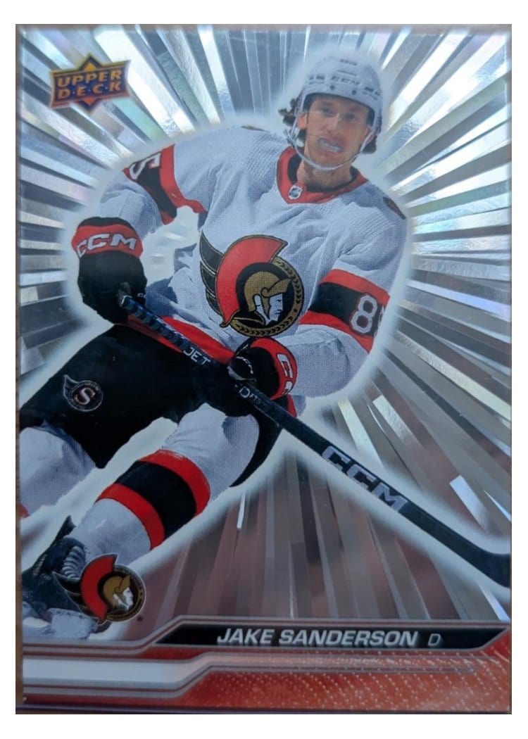 2023-24 Upper Deck Base Set Jake Sanderson #378 card