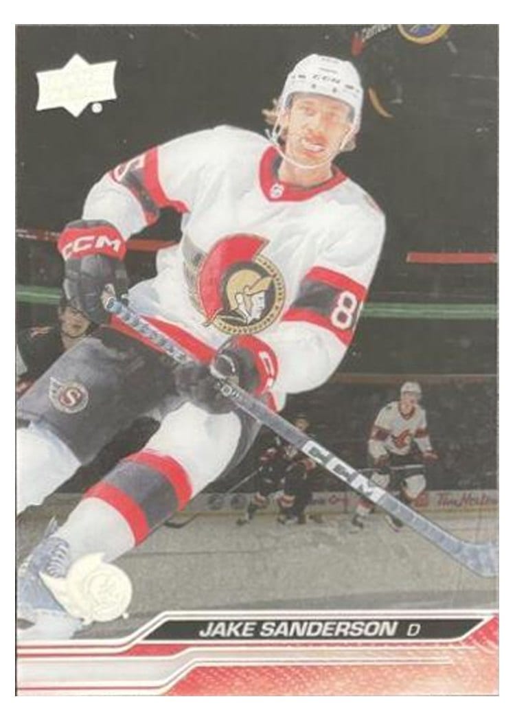 2023-24 Upper Deck Base Set Jake Sanderson #378 card
