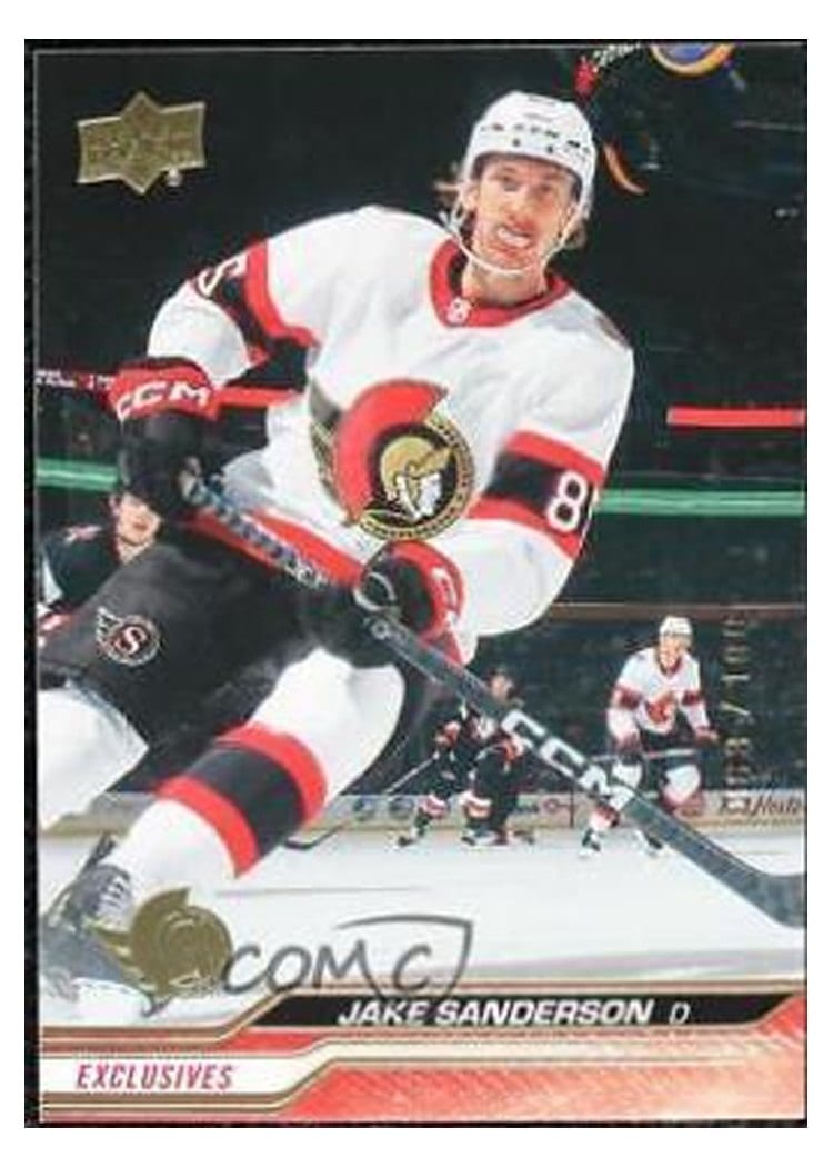 2023-24 Upper Deck Base Set Jake Sanderson #378 card