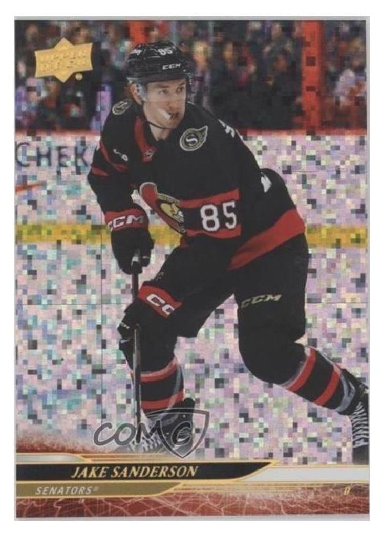 2024-25 Upper Deck Base Set Jake Sanderson #129 card