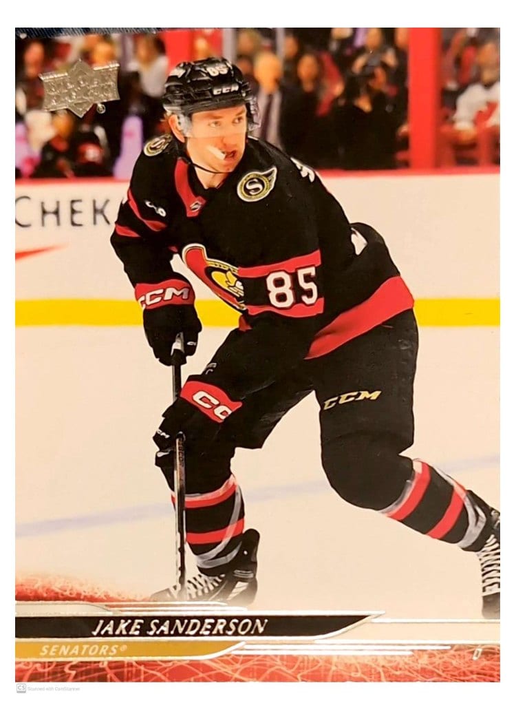 2024-25 Upper Deck Base Set Jake Sanderson #129 card