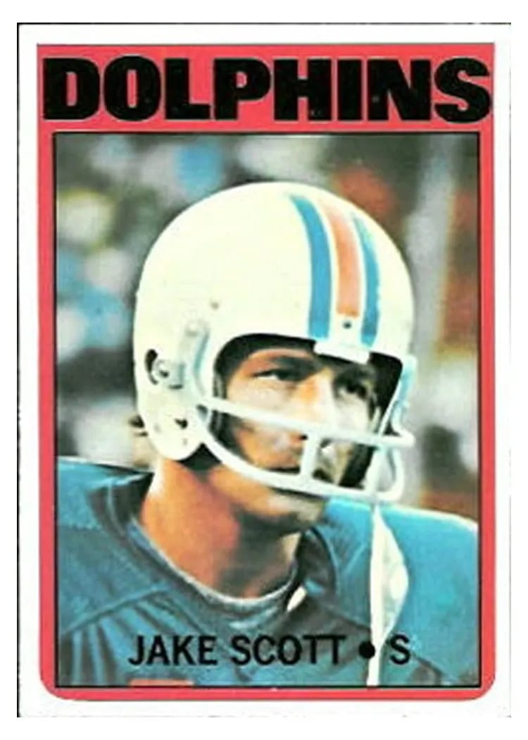 1972 Topps Jake Scott #193 card