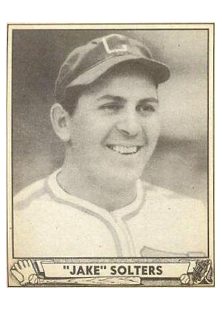 1940 Play Ball Jake Solters #126 card