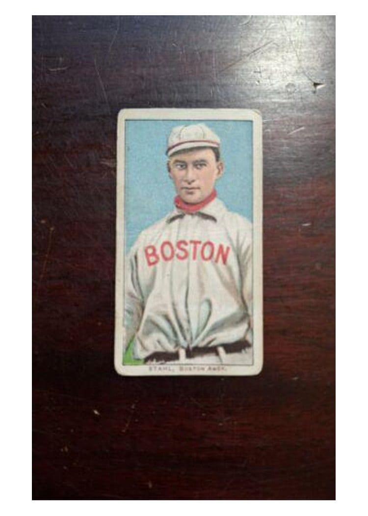 1909 T206 Piedmont 150 Jake Stahl card