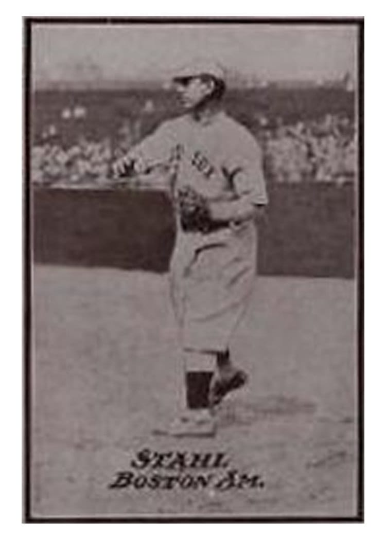 1913 National Game Jake Stahl card
