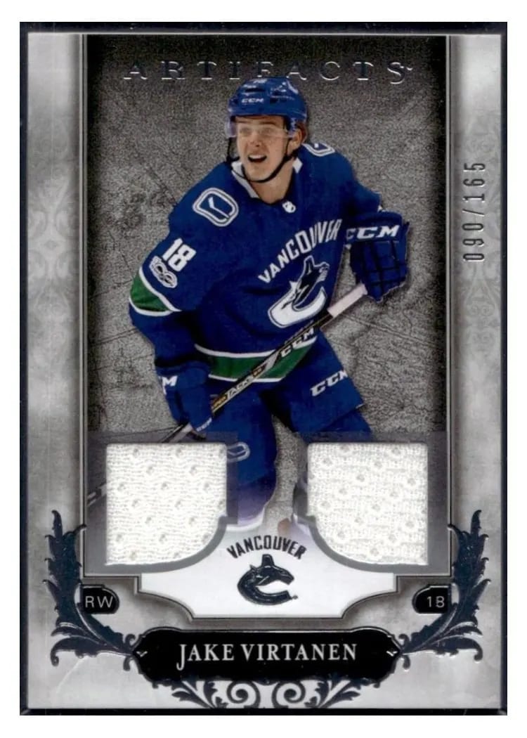 2018-19 Upper Deck Artifacts Base Set Jake Virtanen #15 card