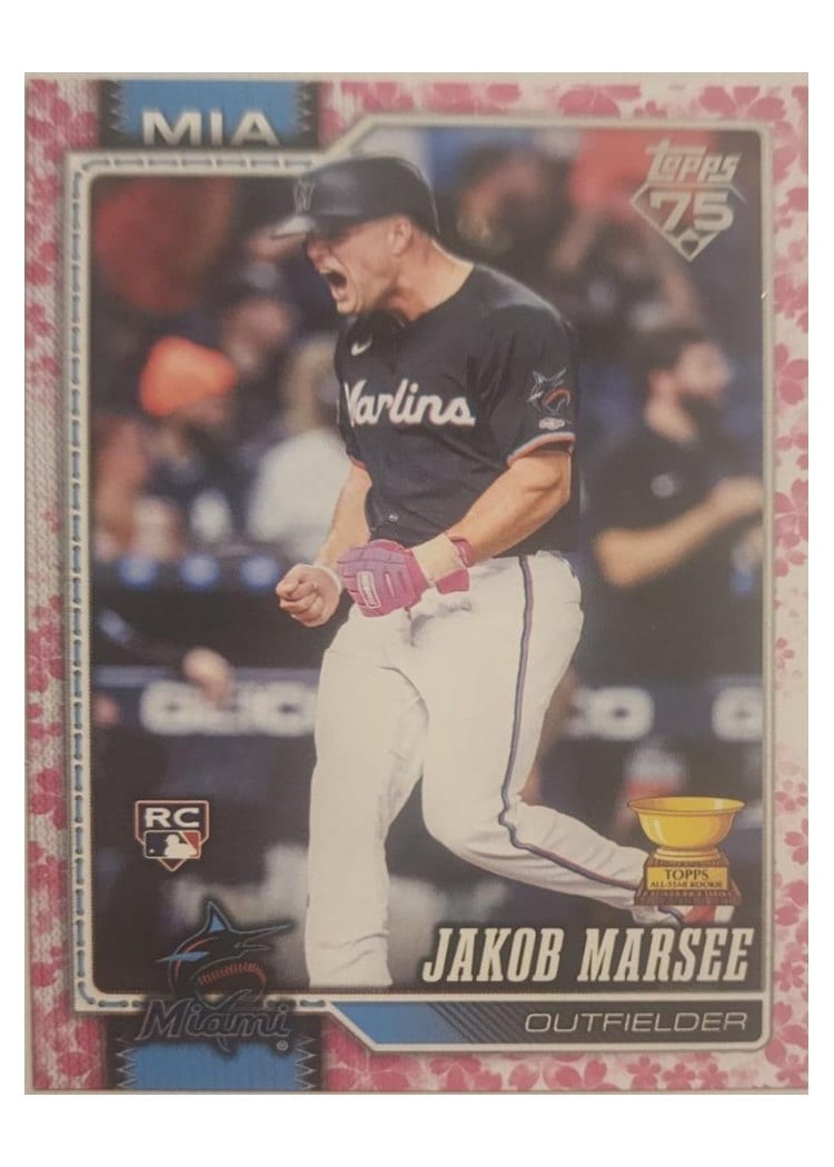 2026 Topps Jakob Marsee #37 card