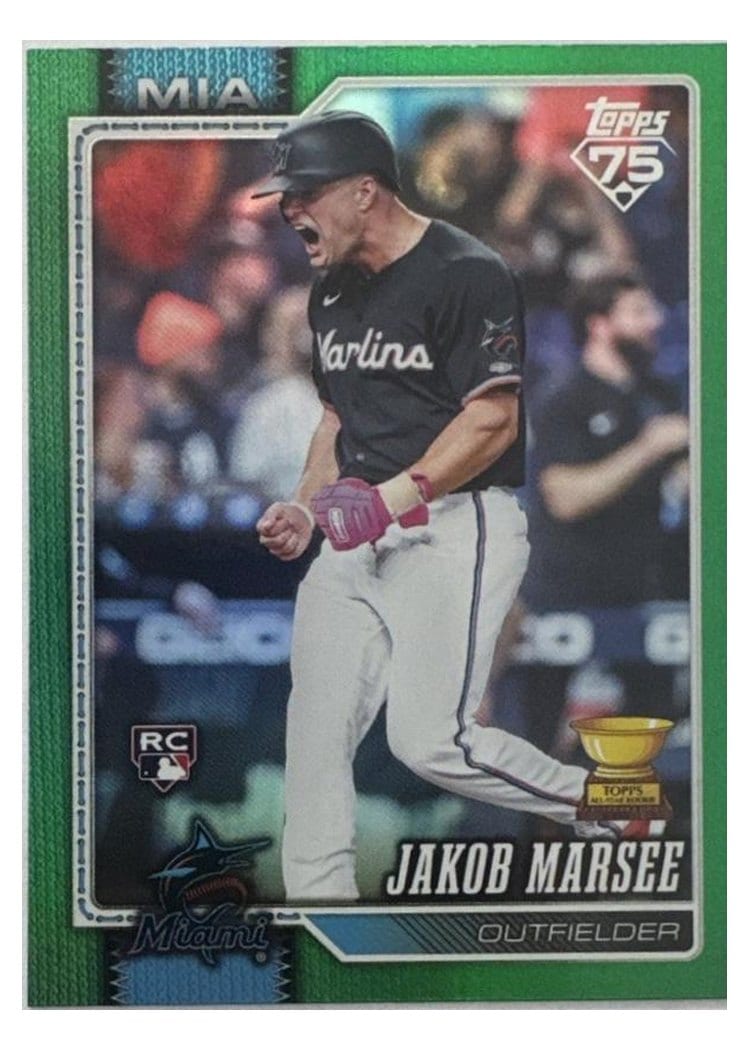 2026 Topps Jakob Marsee #37 card