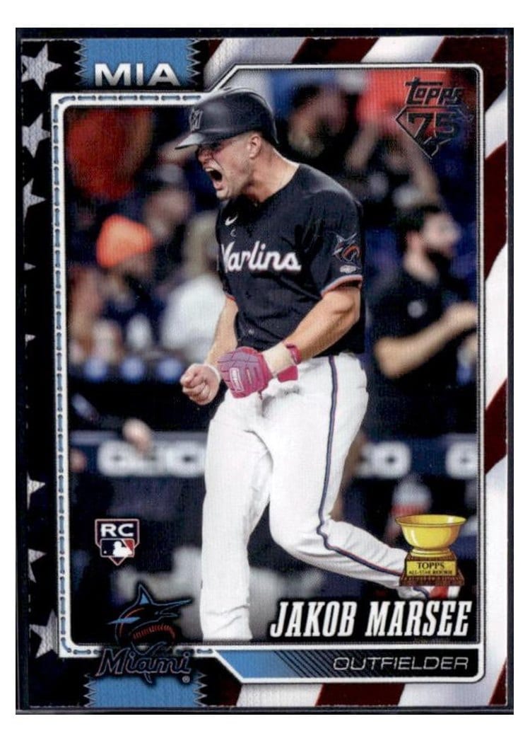 2026 Topps Jakob Marsee #37 card