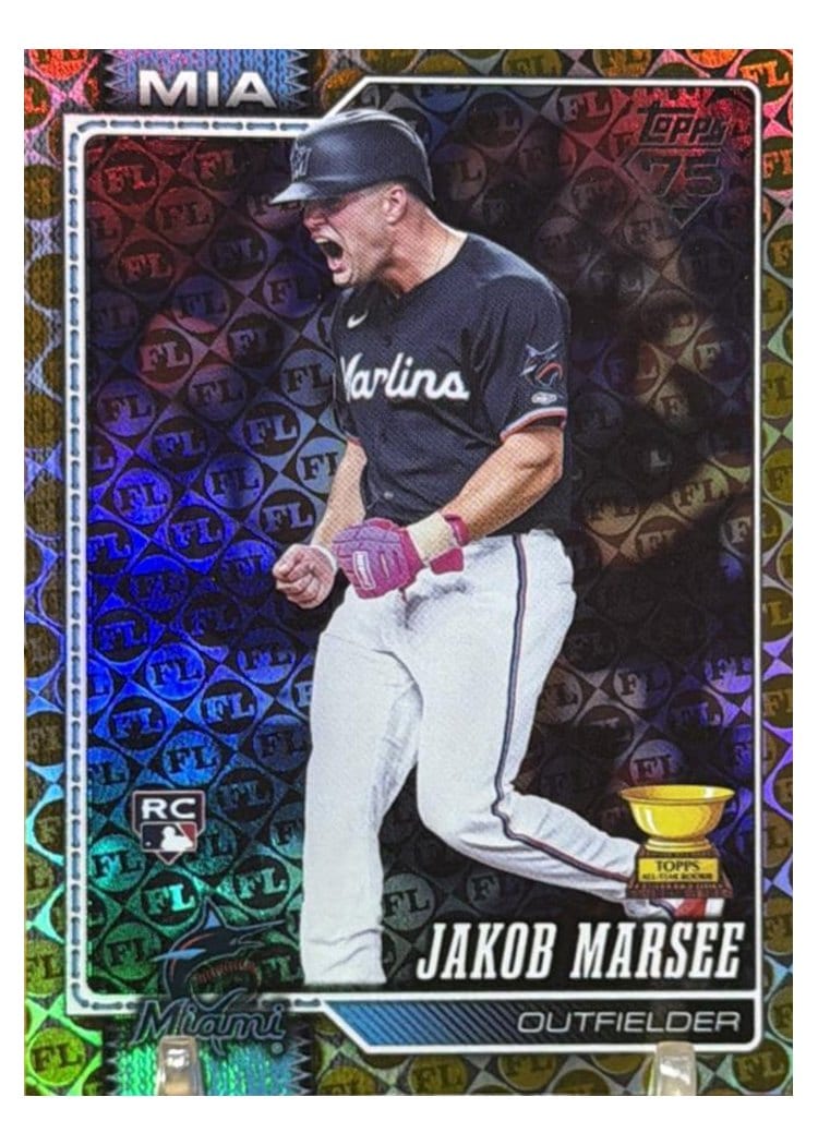 2026 Topps Jakob Marsee Gold Spring Training #37 card