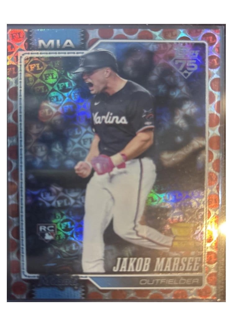 2026 Topps Jakob Marsee Red Spring Training #37 card