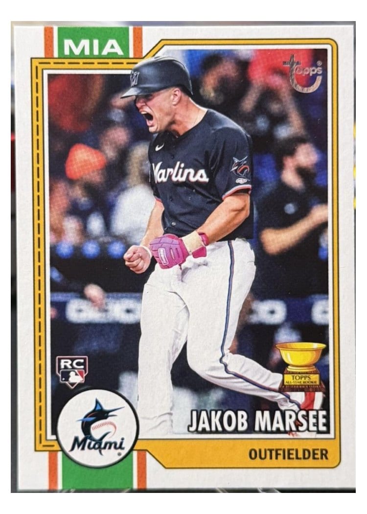 2026 Topps Jakob Marsee #37 card