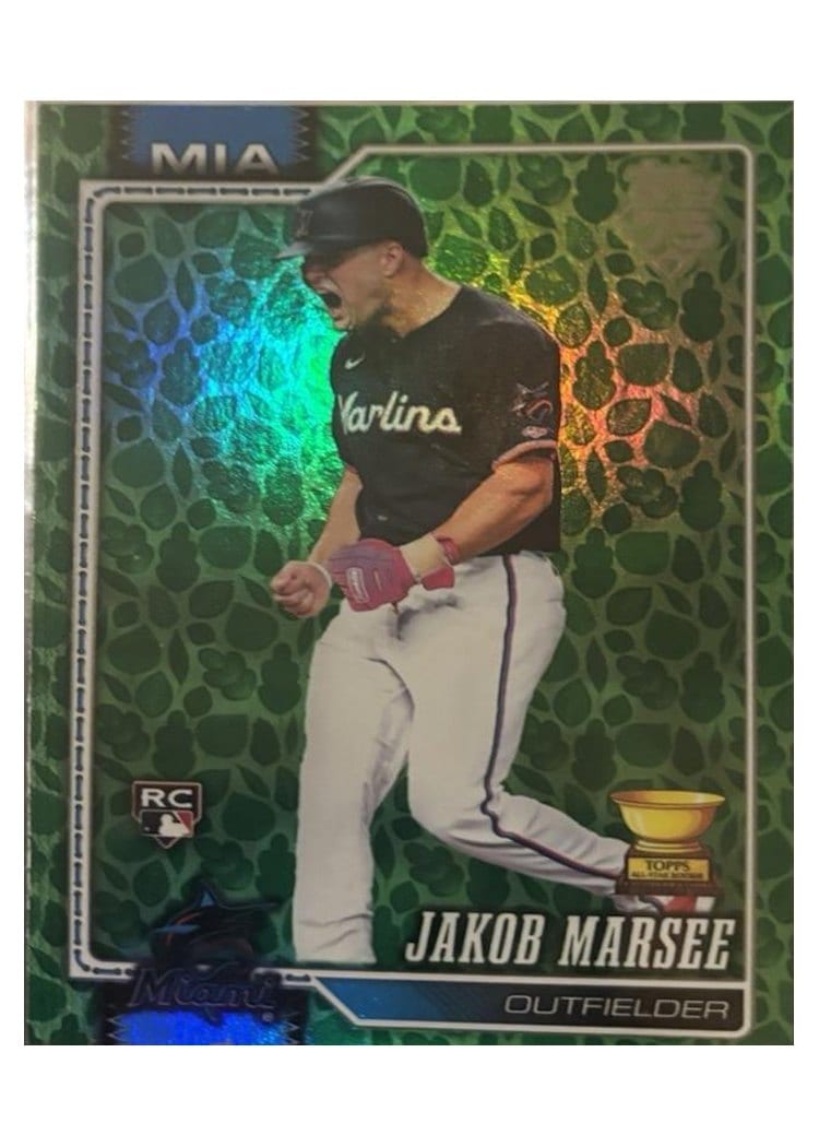 2026 Topps Jakob Marsee Holiday Umbrellas #37 card