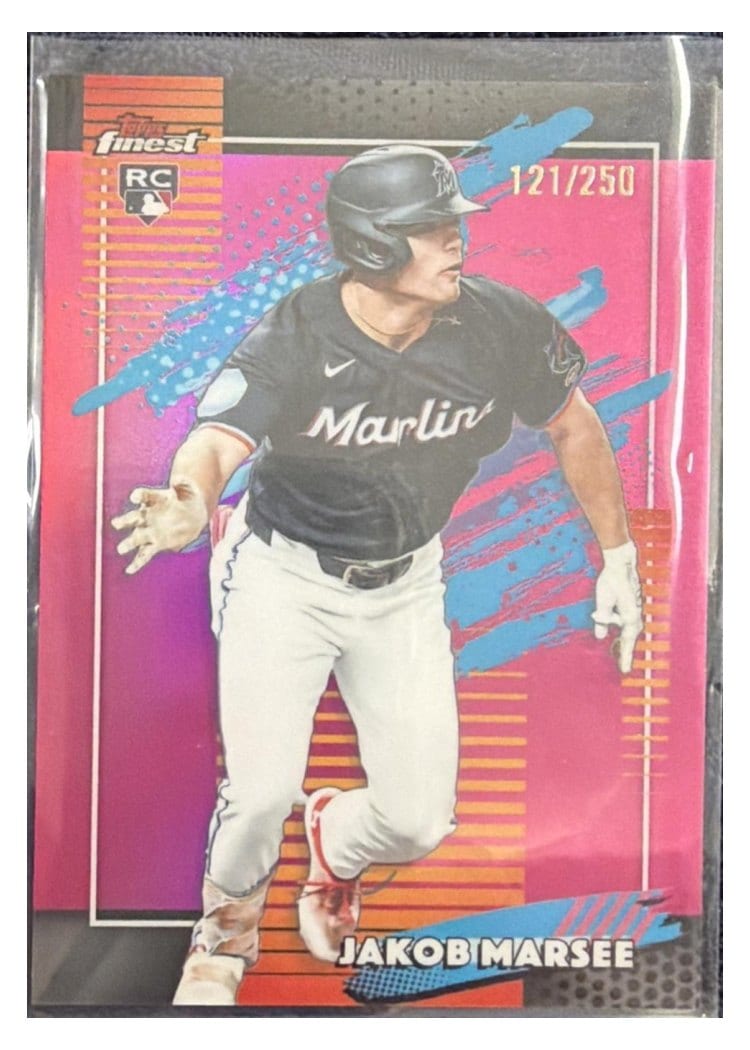 2026 Topps Finest Jakob Marsee #143 card