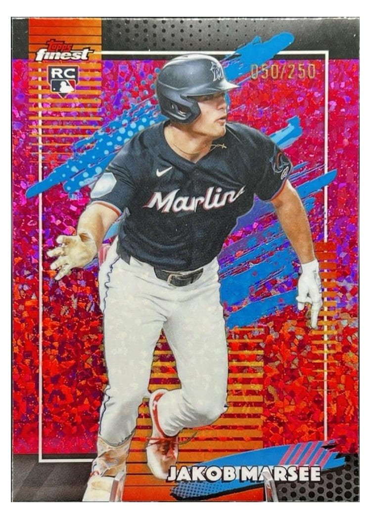 2026 Topps Finest Jakob Marsee #143 card
