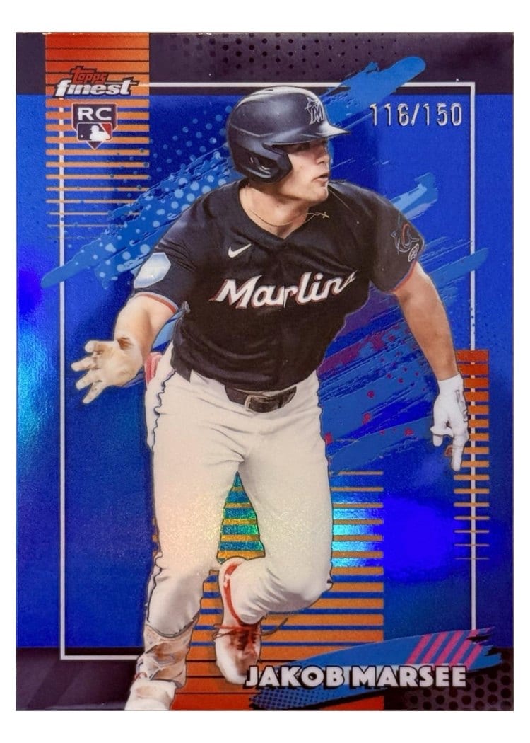 2026 Topps Finest Jakob Marsee #143 card