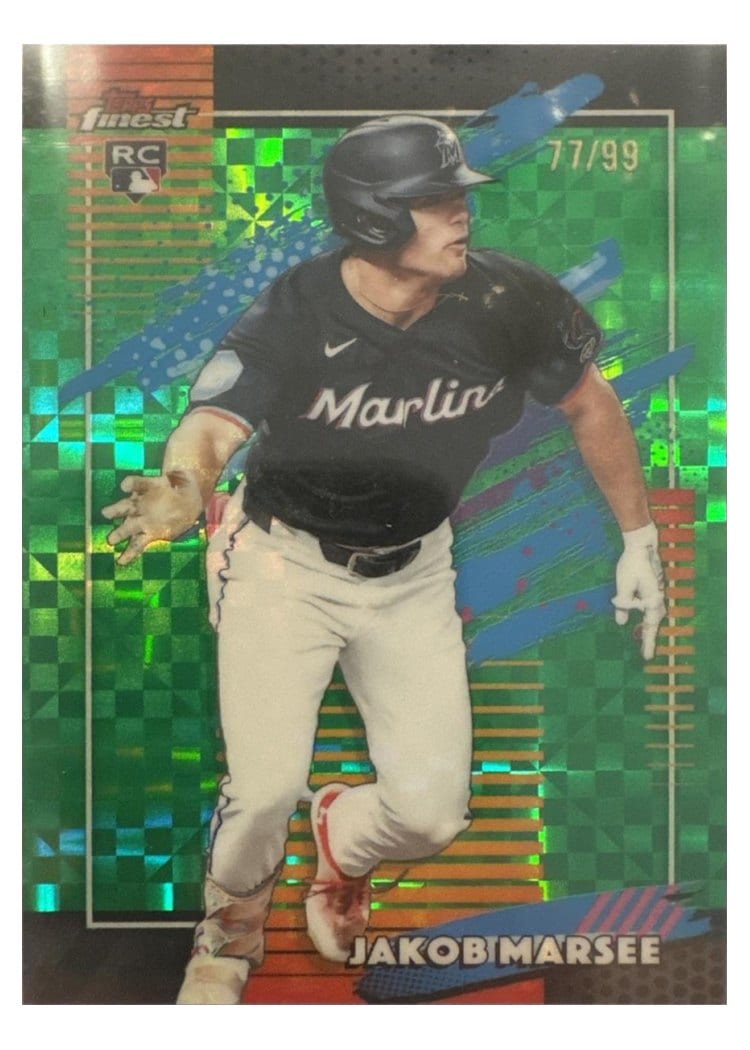 2026 Topps Finest Jakob Marsee #143 card