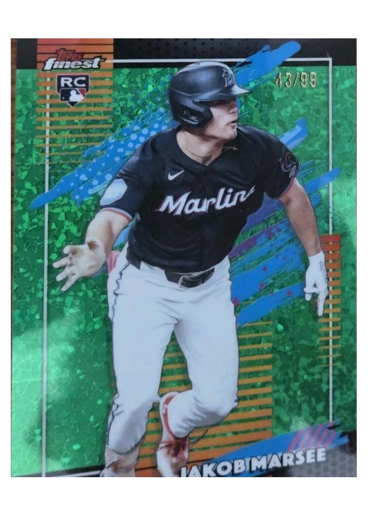 2026 Topps Finest Jakob Marsee #143 card