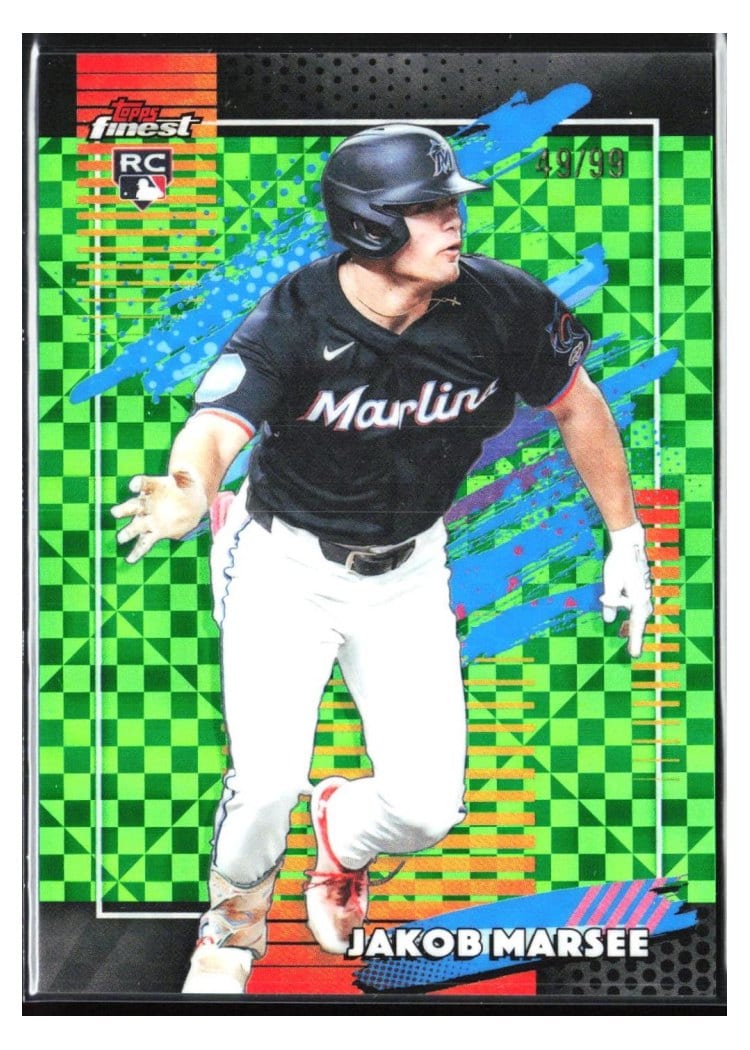 2026 Topps Finest Jakob Marsee #143 card