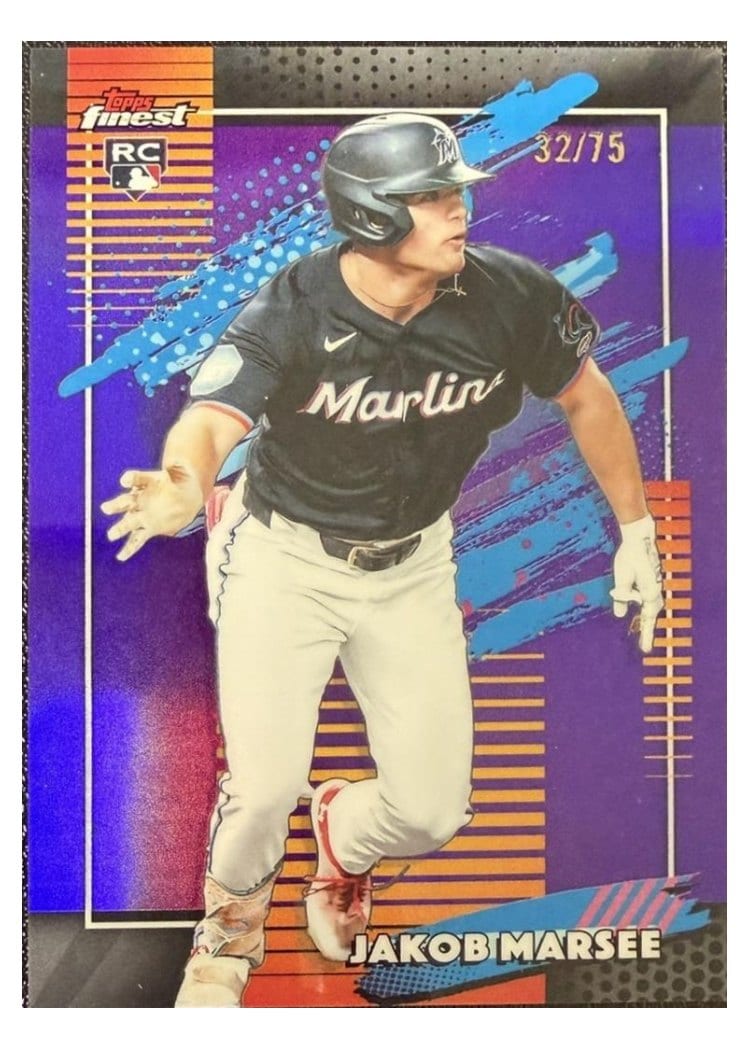 2026 Topps Finest Jakob Marsee #143 card