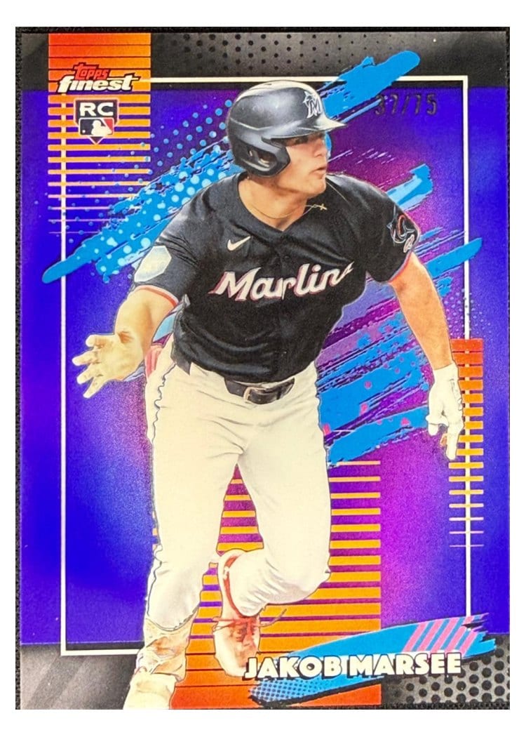 2026 Topps Finest Jakob Marsee #143 card