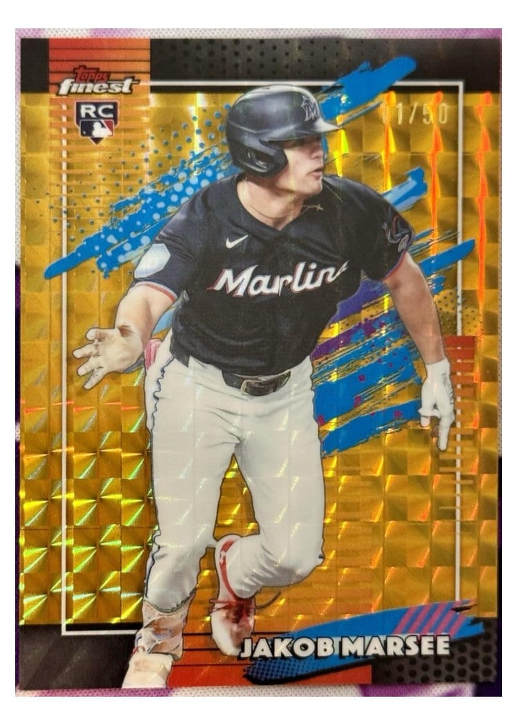 2026 Topps Finest Jakob Marsee #143 card