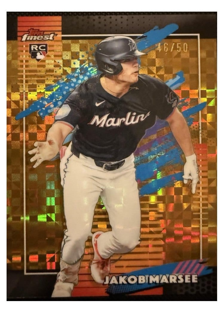 2026 Topps Finest Jakob Marsee #143 card