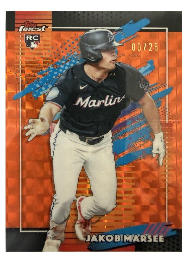 2026 Topps Finest Jakob Marsee #143 card