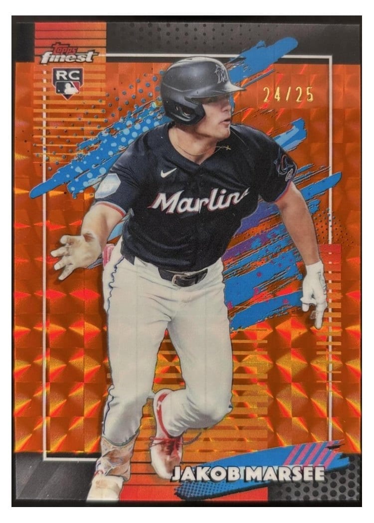 2026 Topps Finest Jakob Marsee #143 card