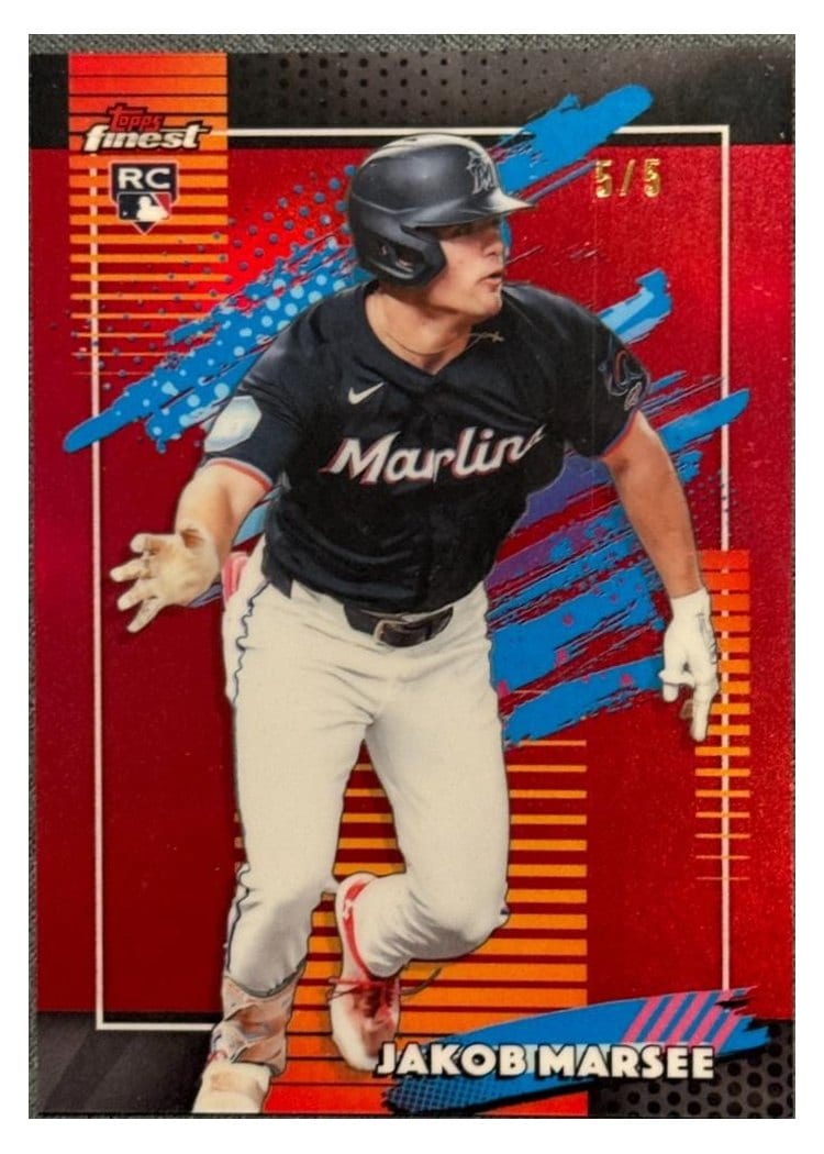 2026 Topps Finest Jakob Marsee #143 card