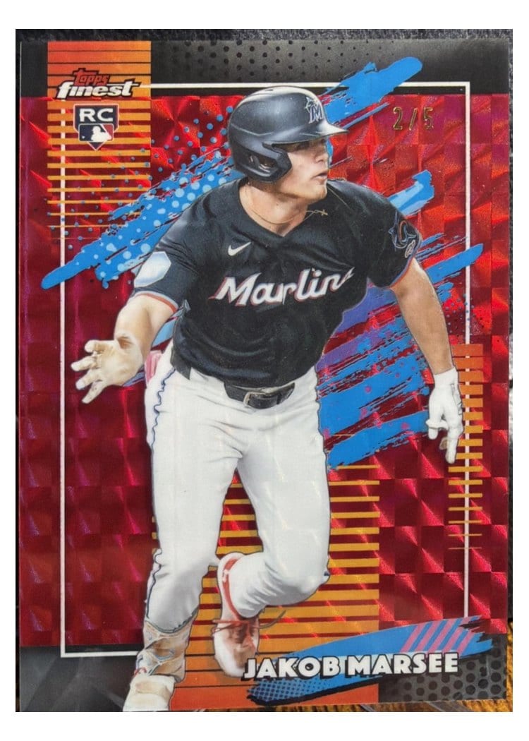 2026 Topps Finest Jakob Marsee #143 card