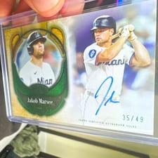2026 Topps Tier One Break Out Autographs Jakob Marsee #BOA-JMA card
