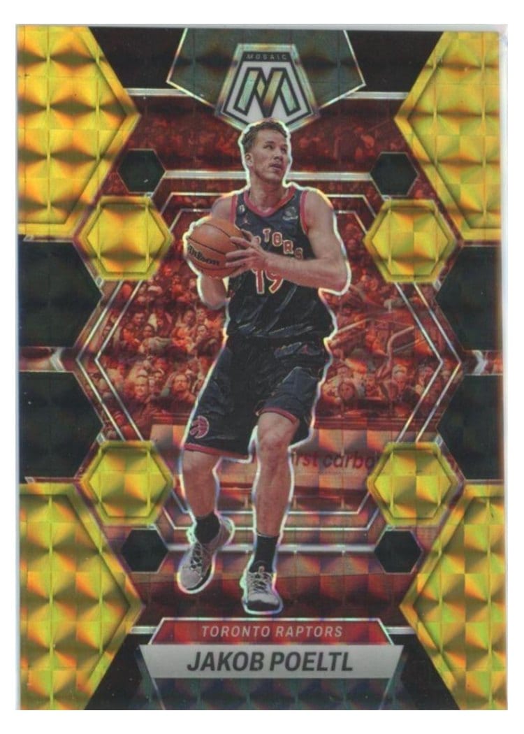2022-23 Panini Mosaic Base Set Jakob Poeltl #114 card