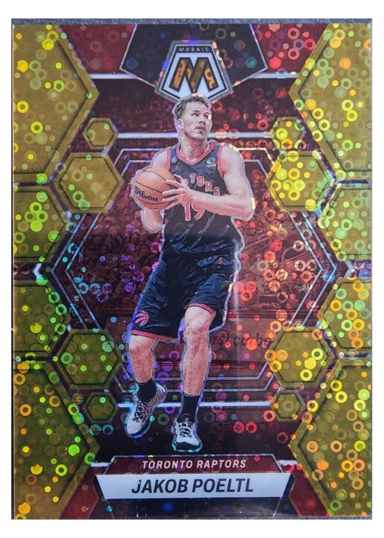 2022-23 Panini Mosaic Base Set Jakob Poeltl #114 card