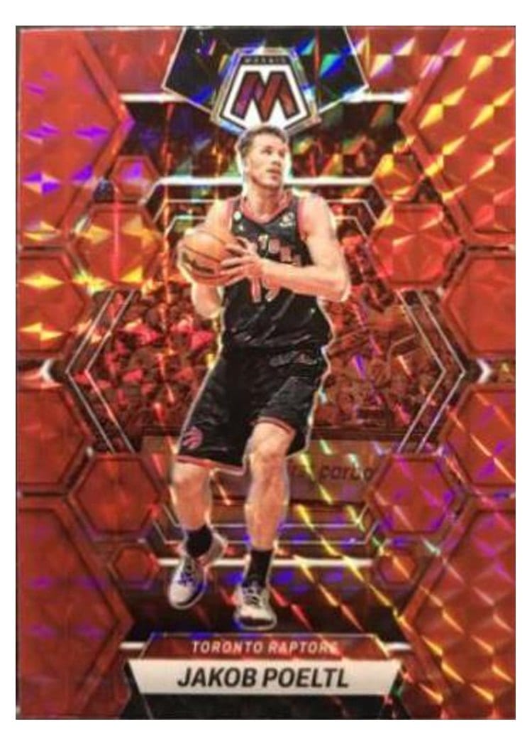 2022-23 Panini Mosaic Base Set Jakob Poeltl #114 card