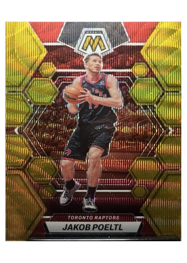2022-23 Panini Mosaic Base Set Jakob Poeltl #114 card