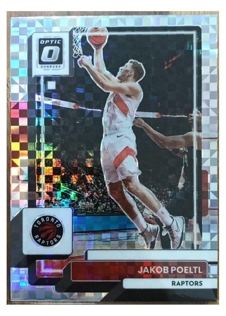 2022 Panini Donruss Optic Jakob Poeltl #187 card