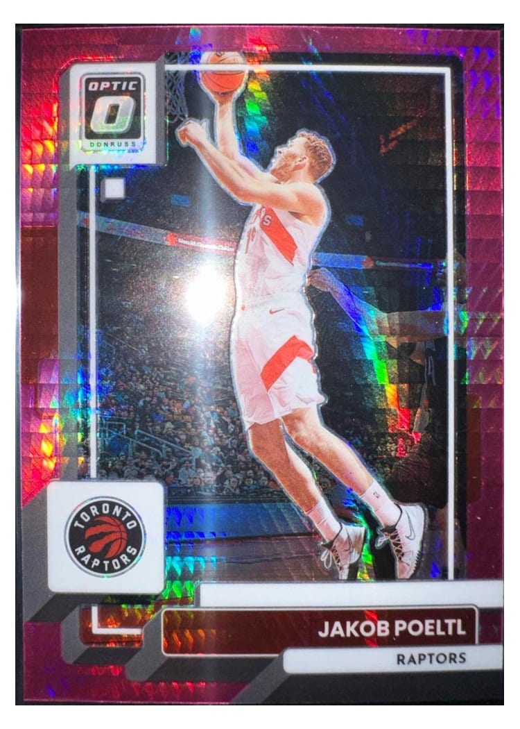 2022 Panini Donruss Optic Jakob Poeltl #187 card