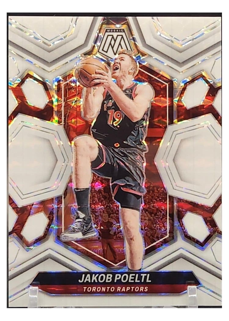 2023-24 Panini Mosaic Base Set Jakob Poeltl #116 card