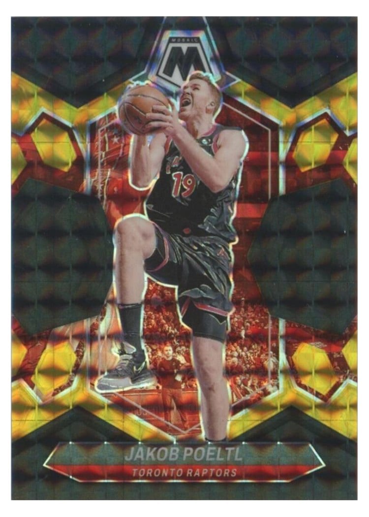 2023-24 Panini Mosaic Base Set Jakob Poeltl #116 card