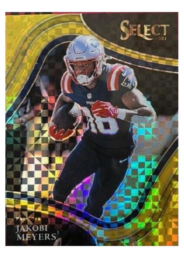 2021 Panini Select Base Set Jakobi Meyers Gold #324 card