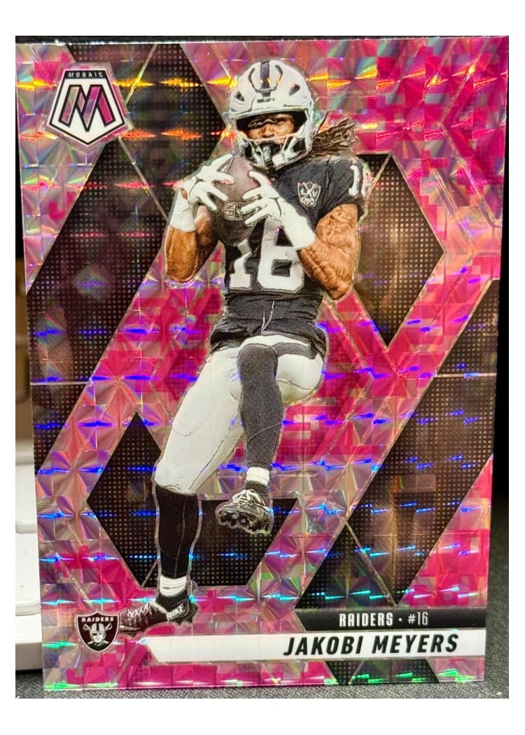 2025 Panini Mosaic Base Set Jakobi Meyers #62 card