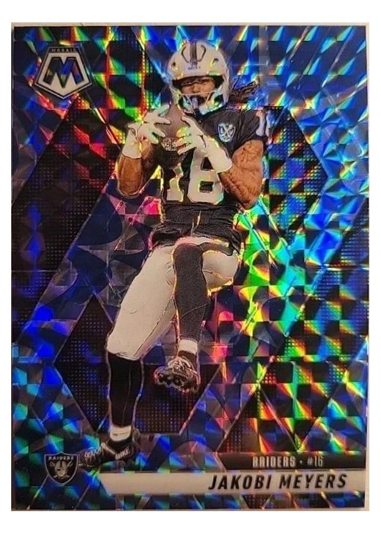 2025 Panini Mosaic Base Set Jakobi Meyers #62 card