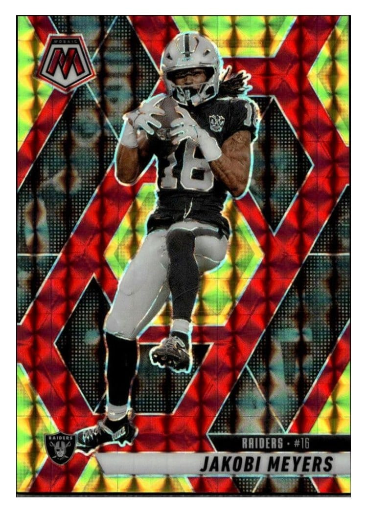 2025 Panini Mosaic Base Set Jakobi Meyers #62 card