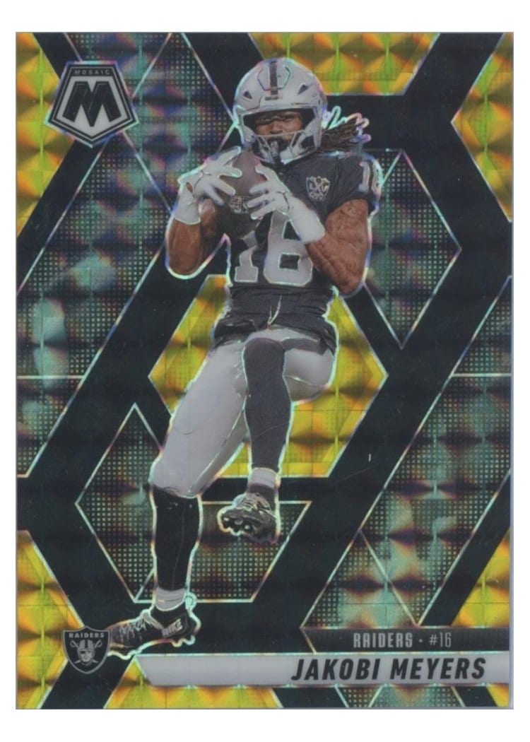 2025 Panini Mosaic Base Set Jakobi Meyers #62 card