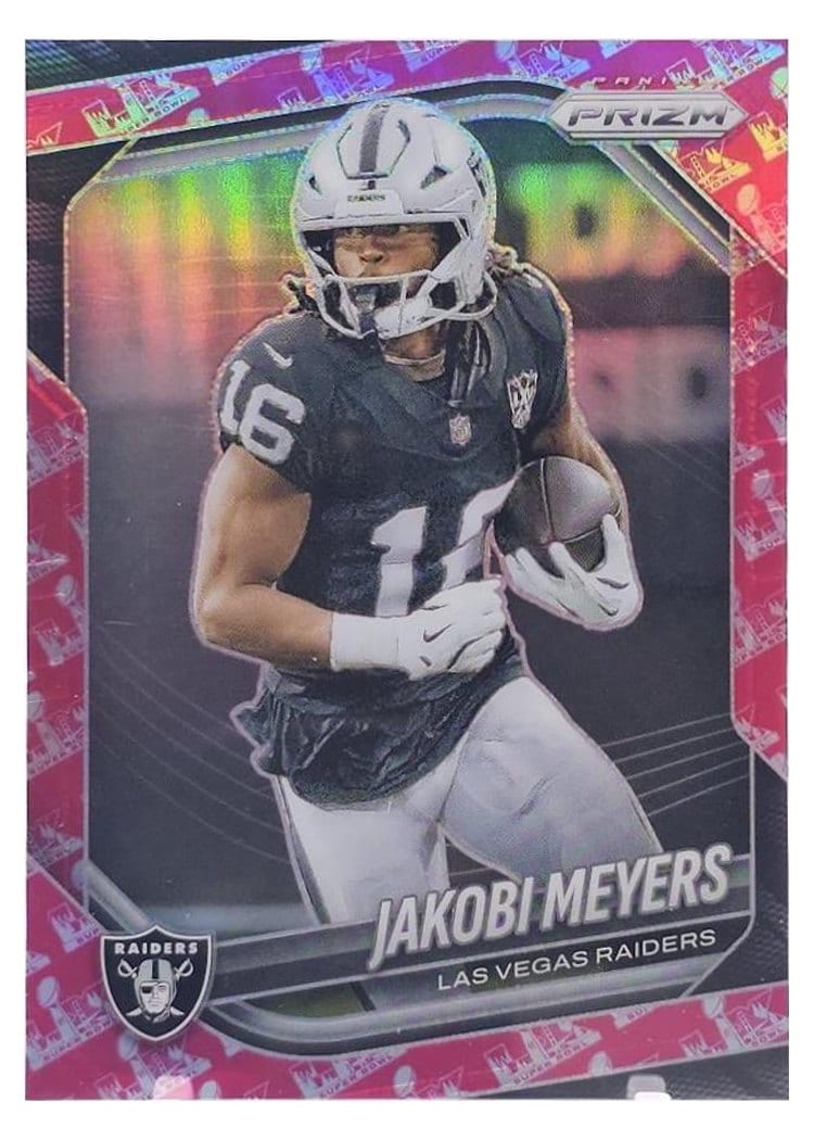 2025 Panini Prizm Base Set Jakobi Meyers Super Bowl LX #31 card