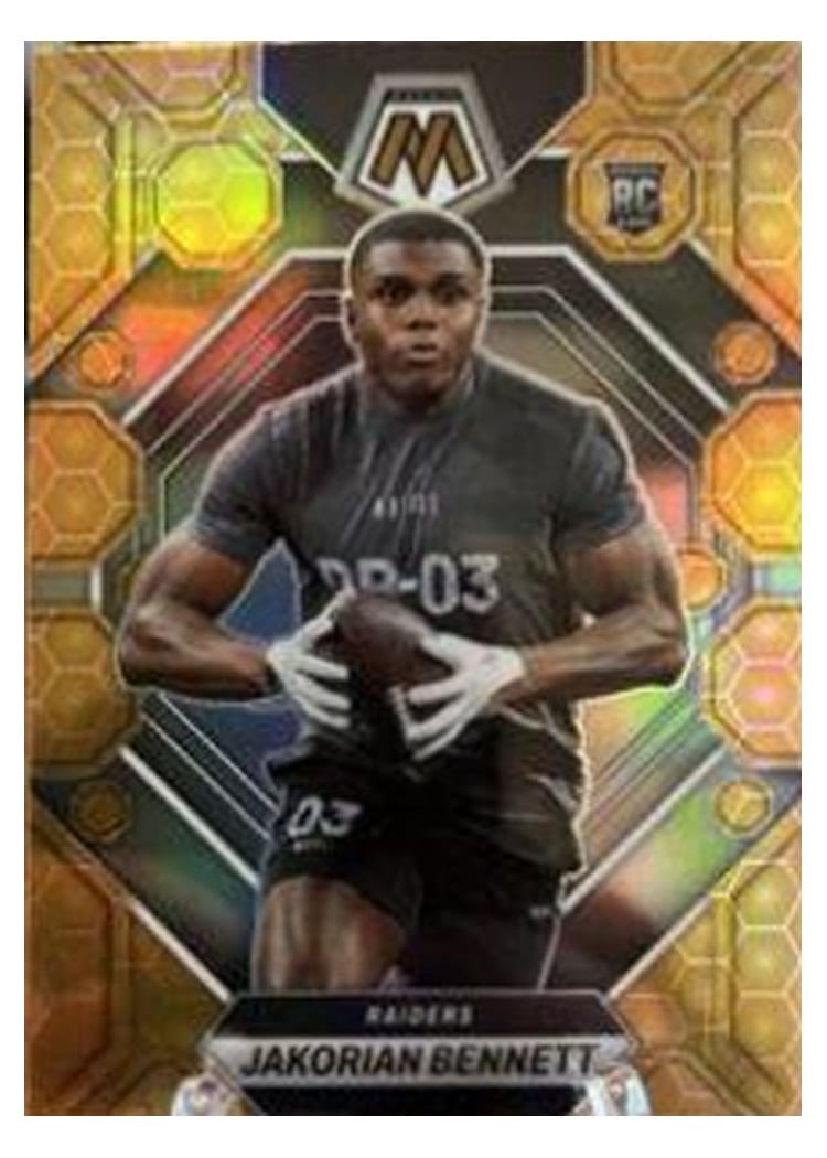 2023 Panini Mosaic Base Set Jakorian Bennett Honeycomb #327 card