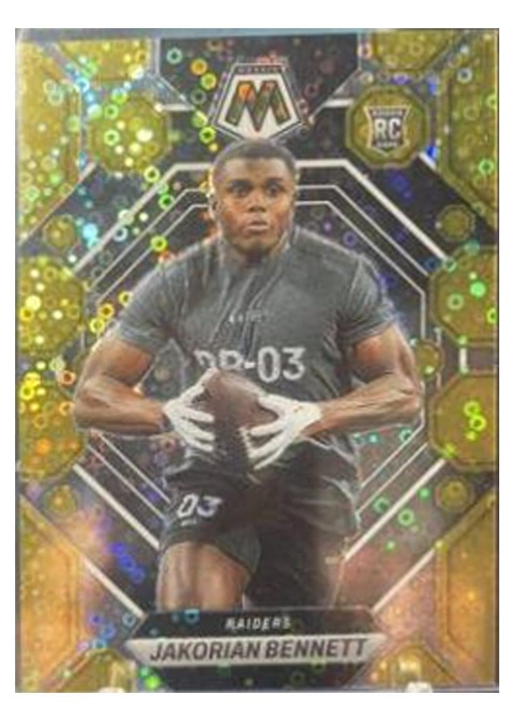 2023 Panini Mosaic Base Set Jakorian Bennett No Huddle Gold #327 card