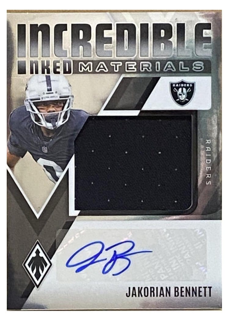 2024 Panini Phoenix Incredible Inked Materials Jakorian Bennett #IIM-JBT card